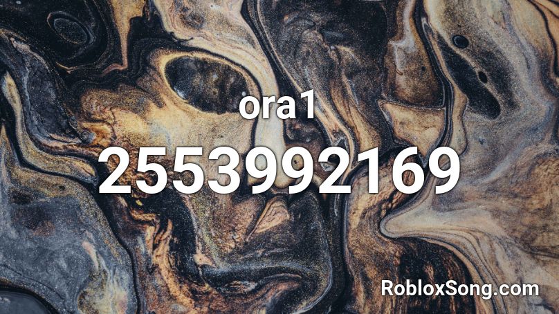 ora1 Roblox ID