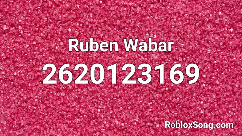 Ruben Wabar Roblox ID