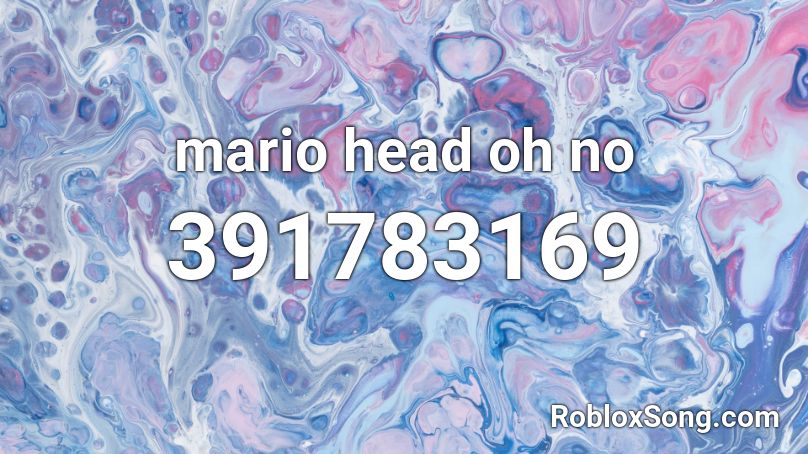 mario head oh no Roblox ID