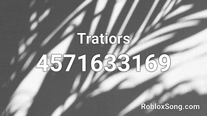 Tratiors Roblox ID