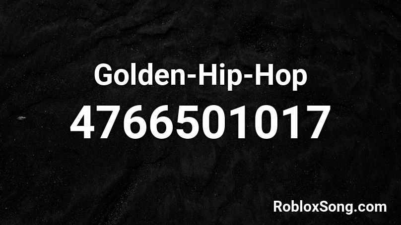 Golden-Hip-Hop Roblox ID