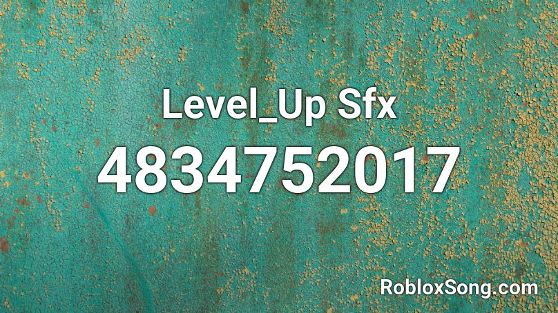 Level_Up Sfx Roblox ID
