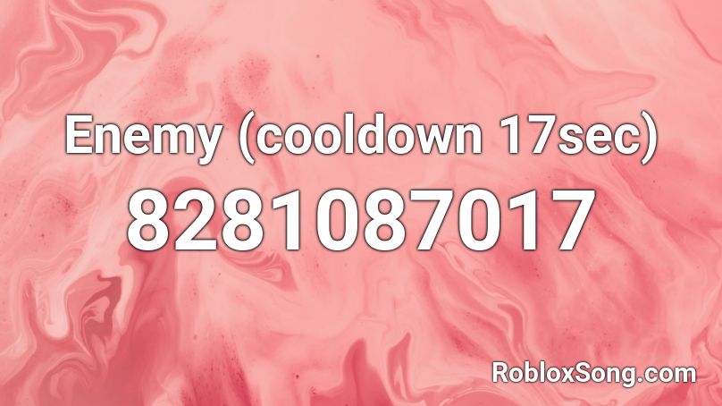 Enemy (cooldown 17sec) Roblox ID