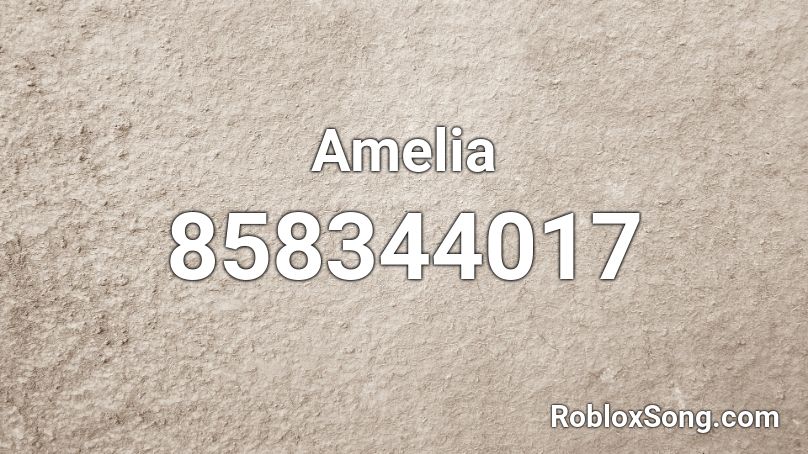 Amelia Roblox ID