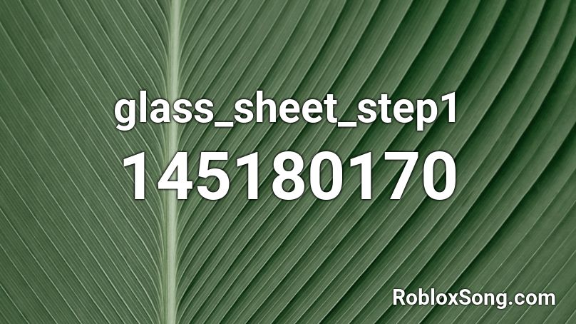 glass_sheet_step1 Roblox ID