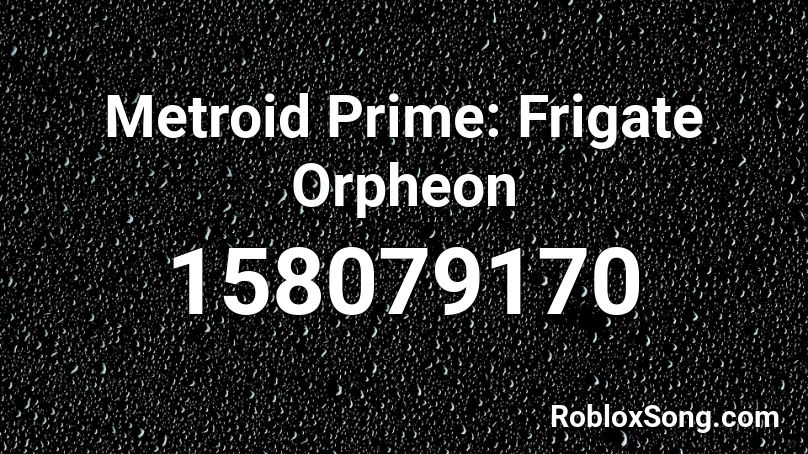 Metroid Prime: Frigate Orpheon Roblox ID