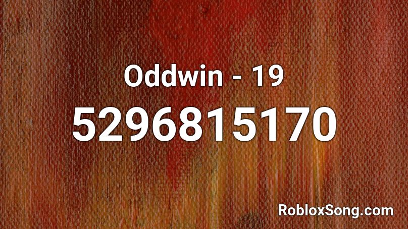 Oddwin - 19 Roblox ID