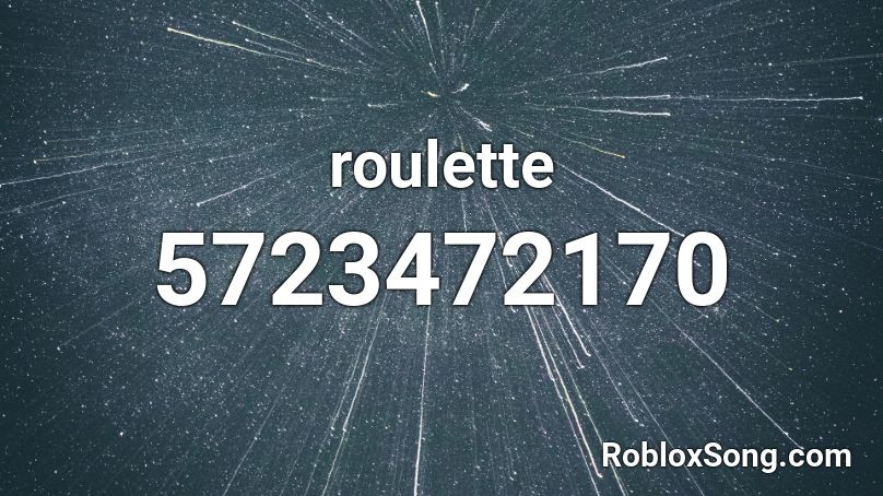 roulette Roblox ID