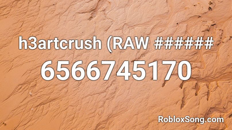 h3artcrush - orbit Roblox ID