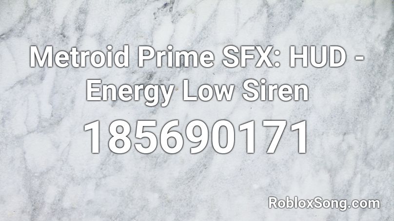EnergyLow Roblox ID