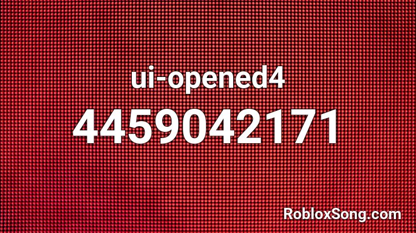 ui-opened4 Roblox ID