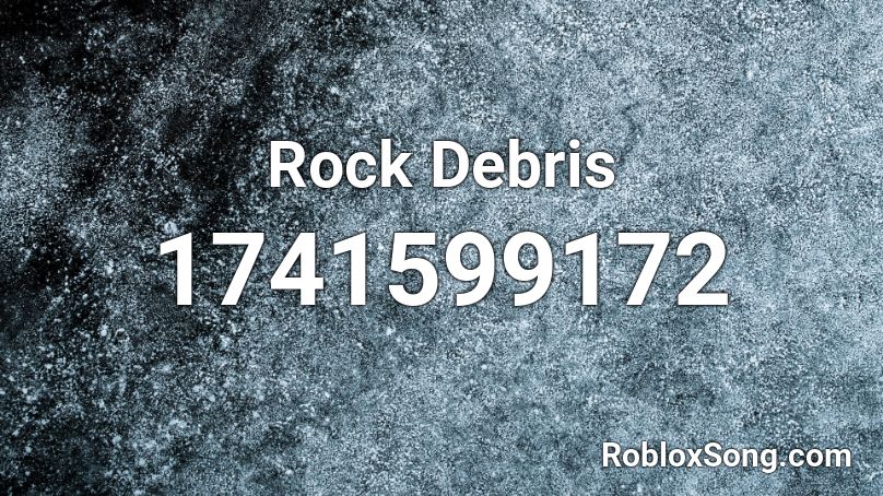 Rock Debris Roblox ID