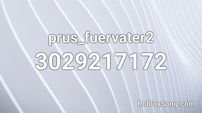 prus_fuervater2 Roblox ID