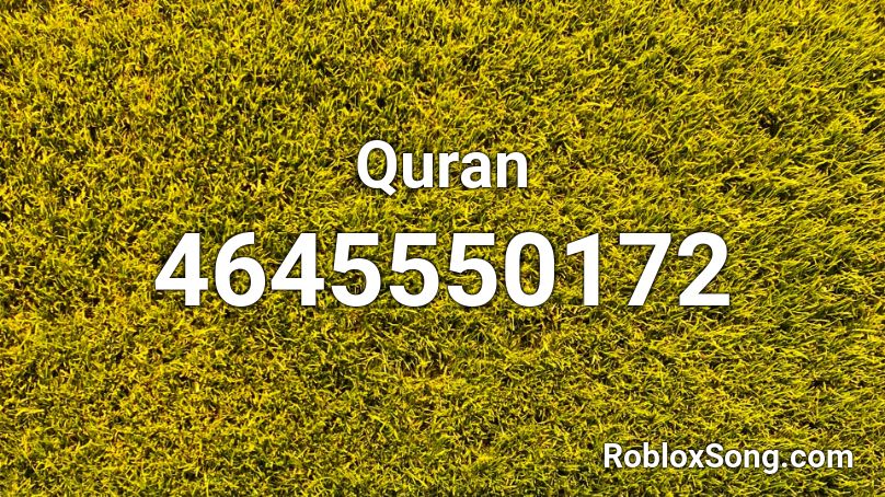 Quran Roblox ID
