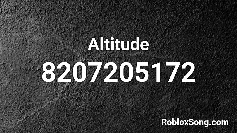 Altitude Roblox ID