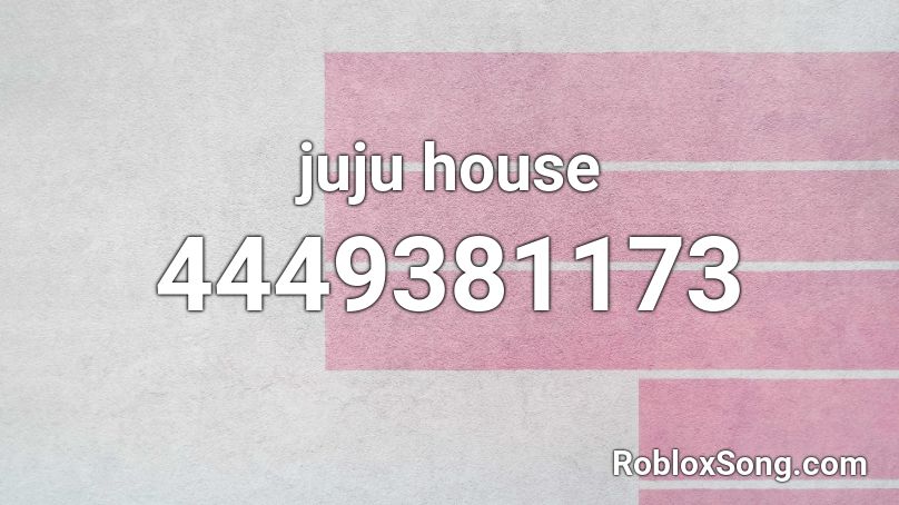 juju house Roblox ID
