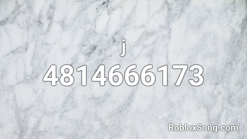 j Roblox ID