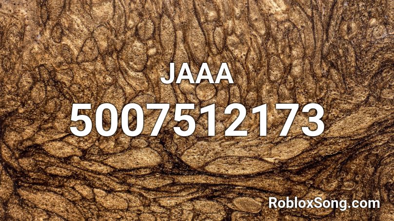 JAAA Roblox ID