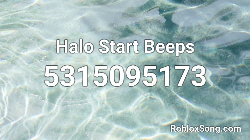 Halo Start Beeps Roblox ID