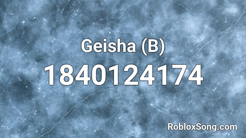 Geisha (B) Roblox ID