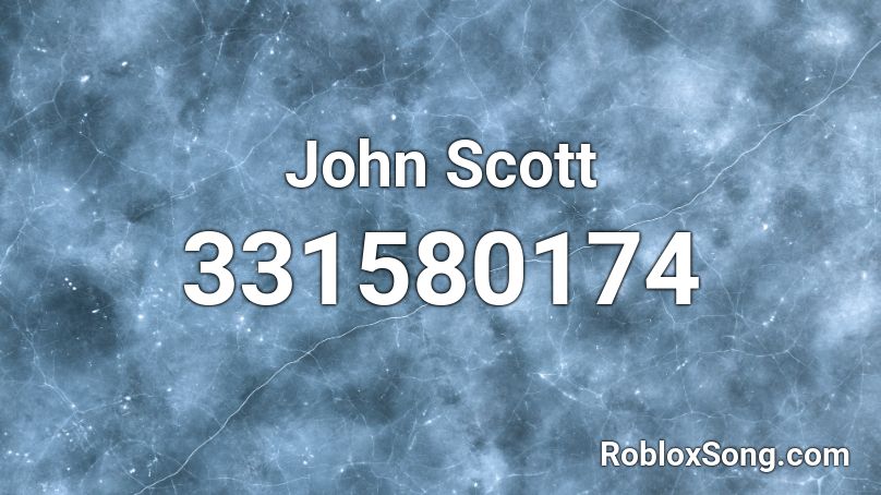 John Scott Roblox ID