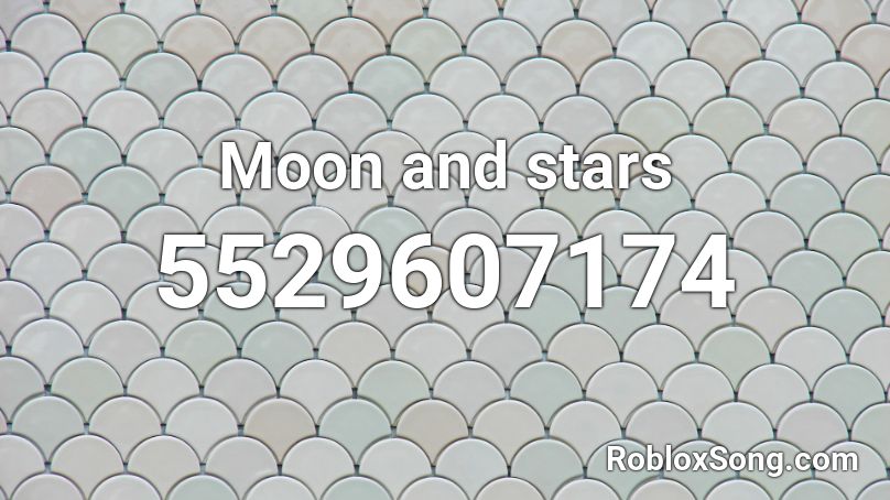 Moon and stars Roblox ID