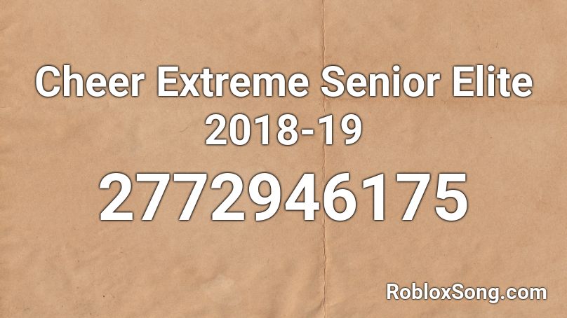 Cheer Extreme Senior Elite 2018 19 Roblox Id Roblox Music Codes - cheerleader outfit roblox code