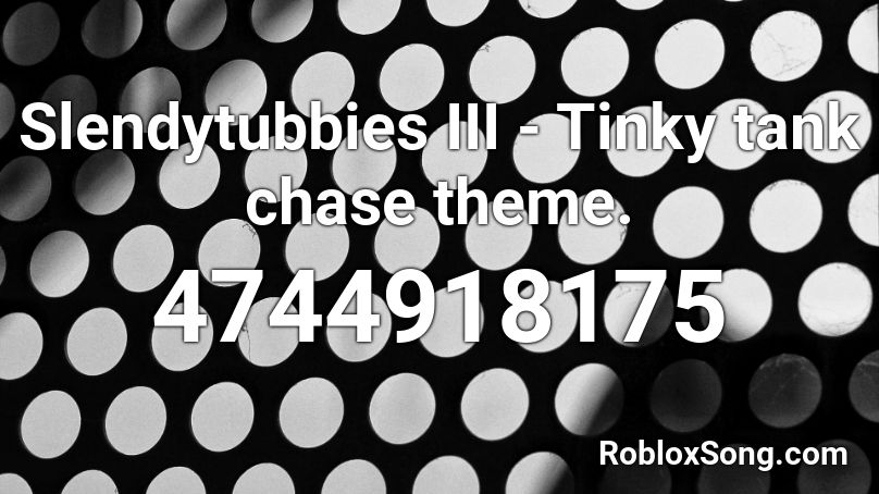 Slendytubbies Tinky Winky Roblox - roblox teletubbyland theme song