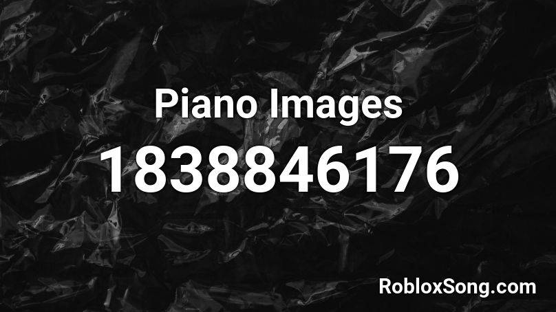 Piano Images Roblox ID