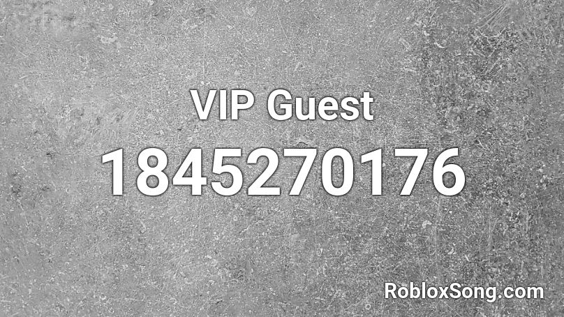 VIP Guest Roblox ID