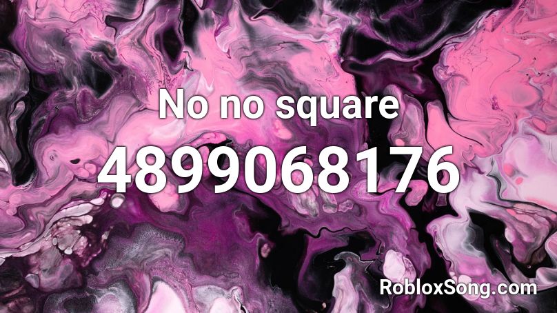 No no square Roblox ID