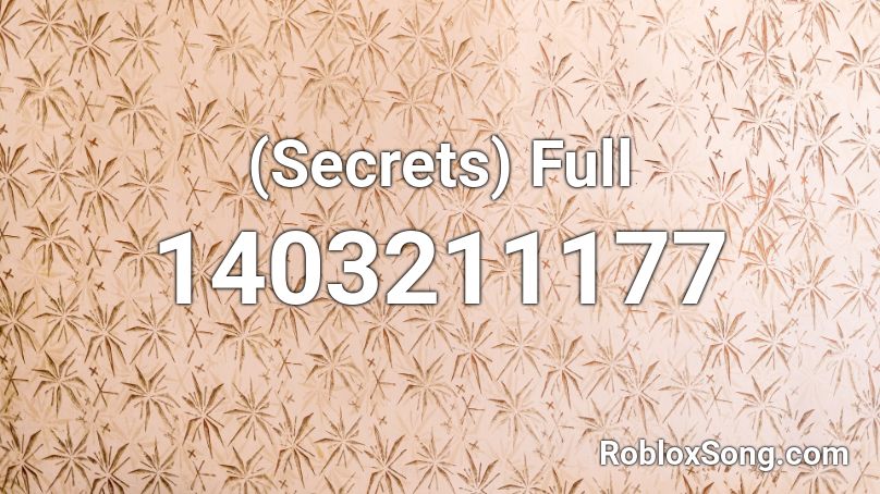 (Secrets) Full Roblox ID