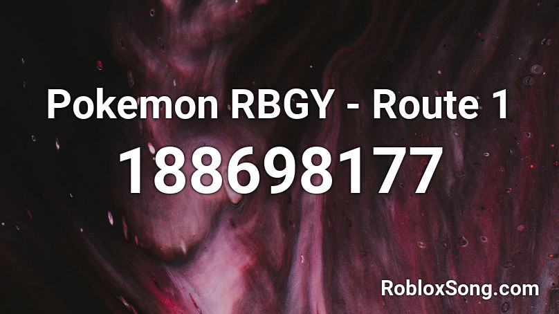 Pokemon RBGY - Route 1 Roblox ID