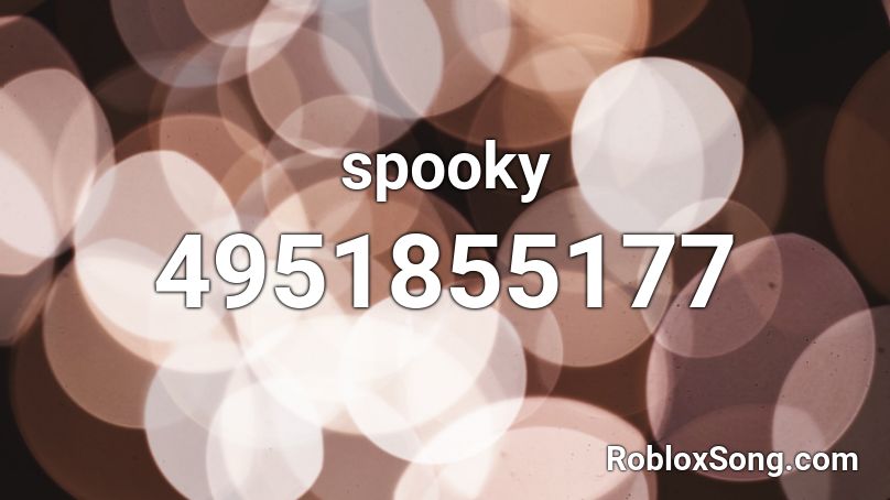 spooky Roblox ID