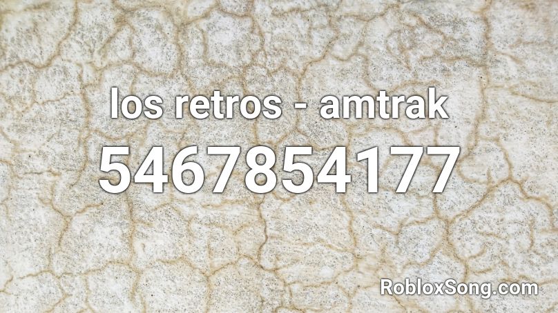 los retros - amtrak Roblox ID