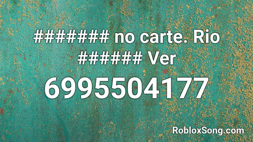 ####### no carte ###### version Roblox ID