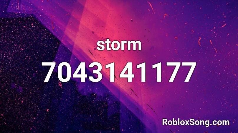 storm Roblox ID