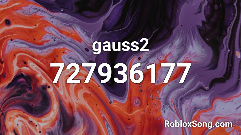 gauss2 Roblox ID