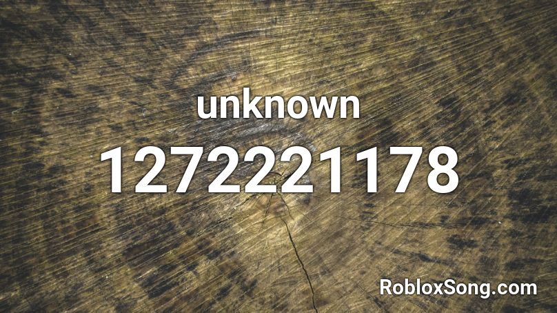 unknown Roblox ID