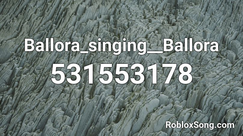 Ballora_singing__Ballora Roblox ID