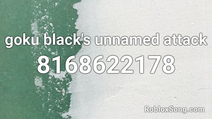 goku black's unnamed attack Roblox ID