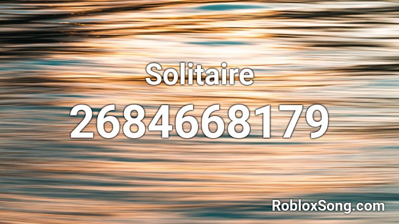 Solitaire Roblox ID