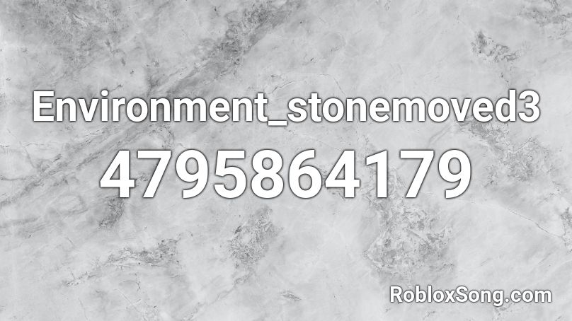 Environment_stonemoved3 Roblox ID