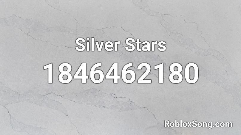 Silver Stars Roblox ID