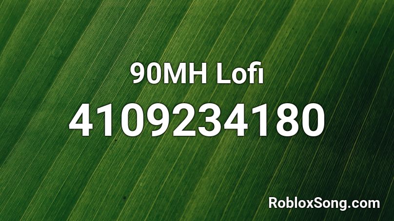 lofi roblox id codes