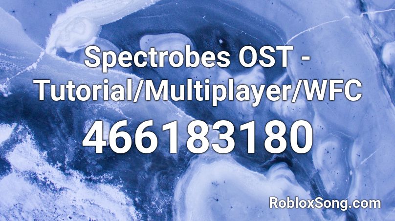 Spectrobes OST - Tutorial/Multiplayer/WFC Roblox ID