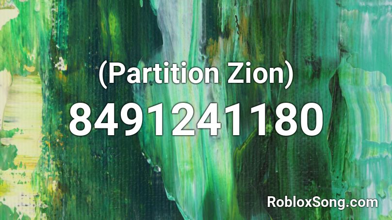 (Partition Zion) Roblox ID