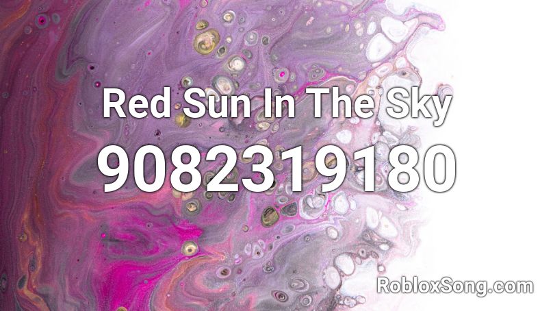 Red Sun In The Sky Roblox ID