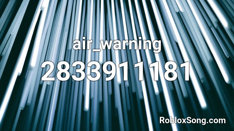 air_warning Roblox ID