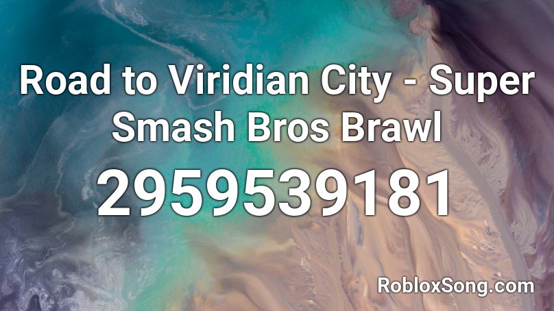 Road to Viridian City - Super Smash Bros Brawl Roblox ID